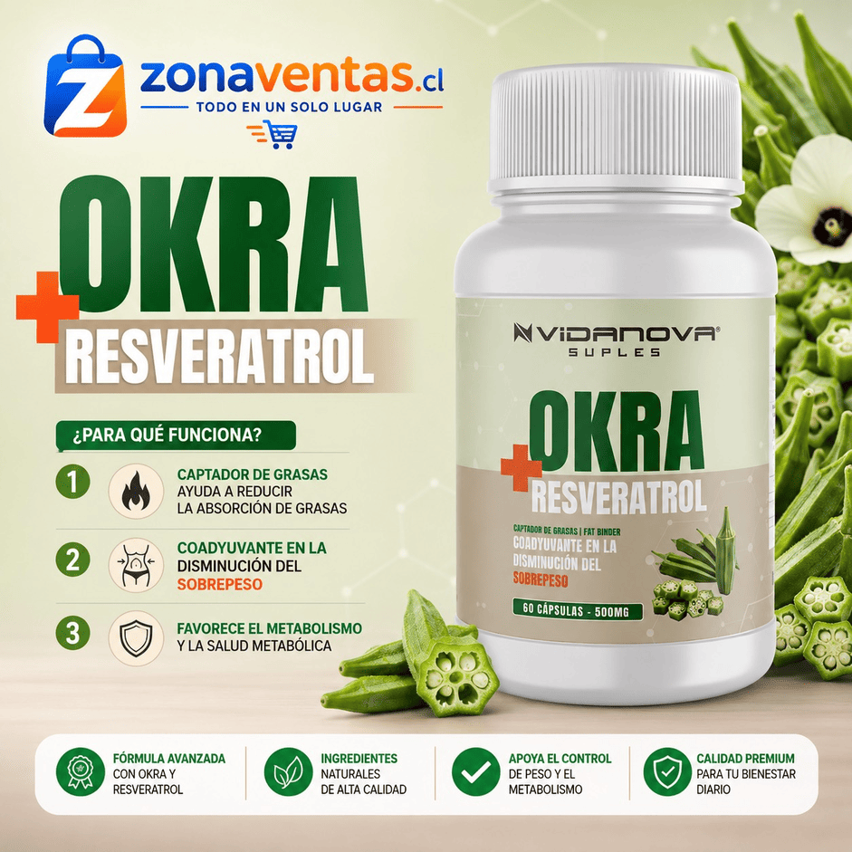 okra + resveratrol