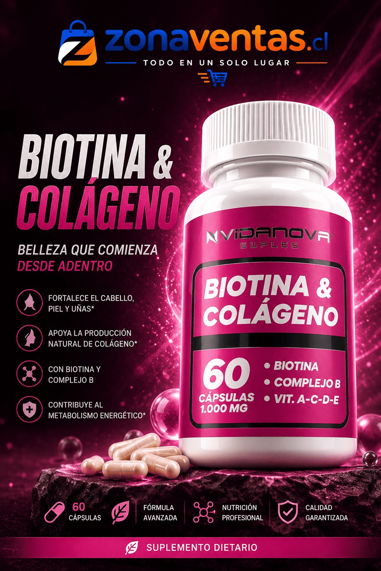 Biotina y Colageno + Vitaminas