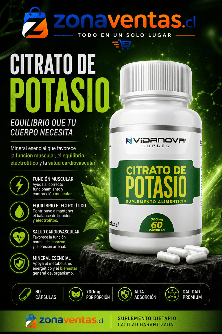 citrato de potasio