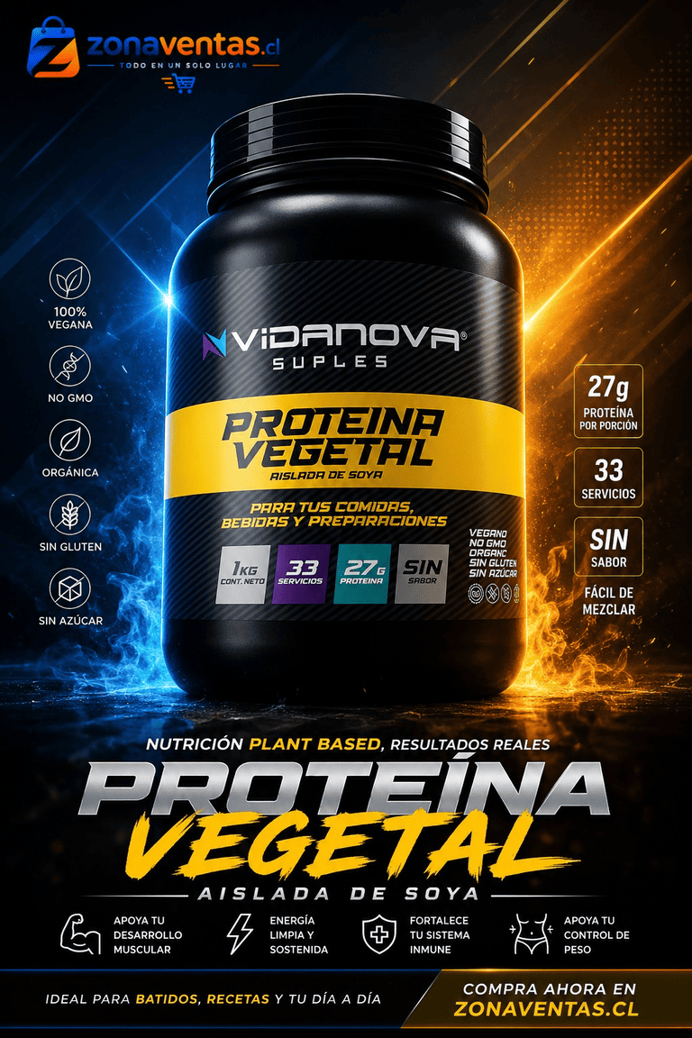 Proteina Vegetal de Soya 1 kg